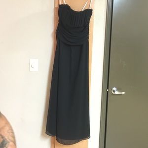 Stunning floor length strapless evening gown