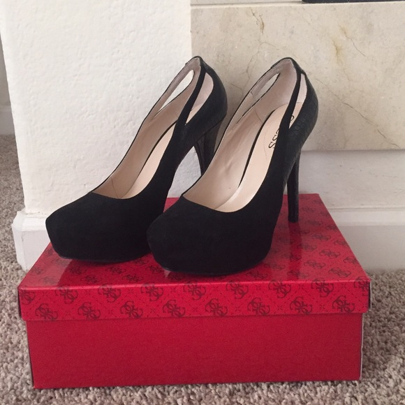 Guess Black Heels