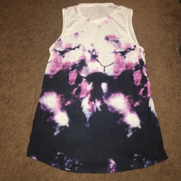 Muscle shirt o-shape collar