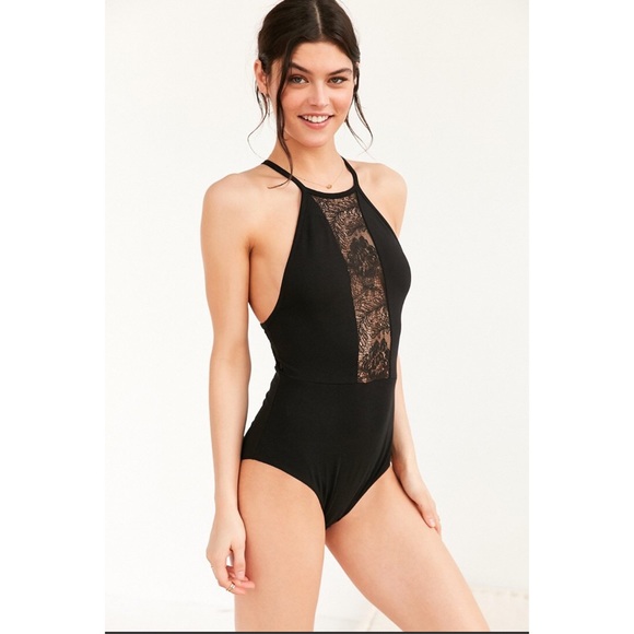 Lace Insert Bodysuit
