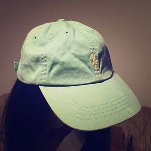 mint green polo hat