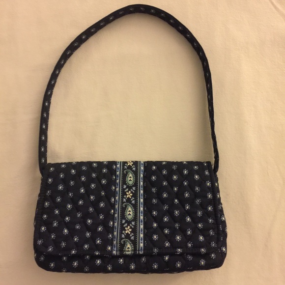 Vera Bradley Retired Jilly Purse in Seaport Navy