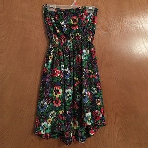 Forever 21 Strapless Floral Dress