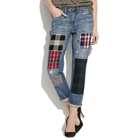 Madewell Denim - The Patchwork Edition Boyjean