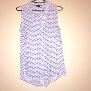 H&M Patterned Tank Blouse