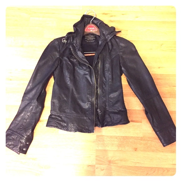 All Saints Jackets & Blazers - All Saints Leather Jacket
