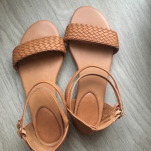 brown sandals