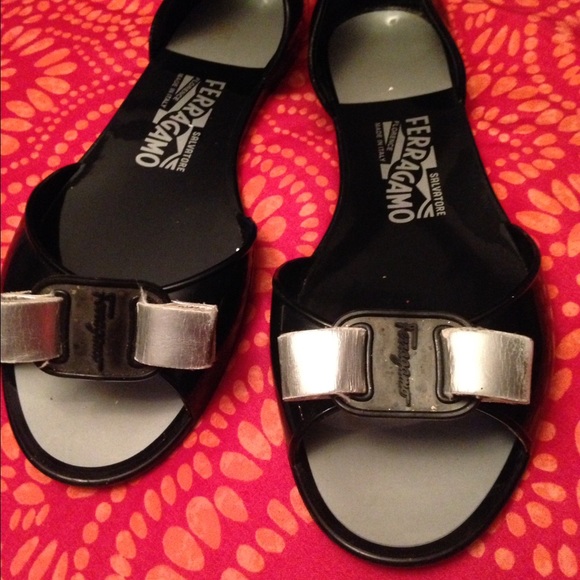Ferragamo jelly flats