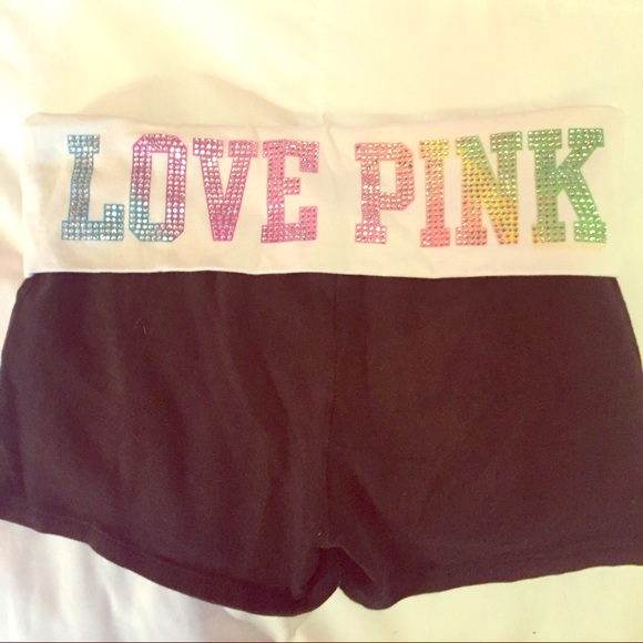 VS Pink Yoga Shorts