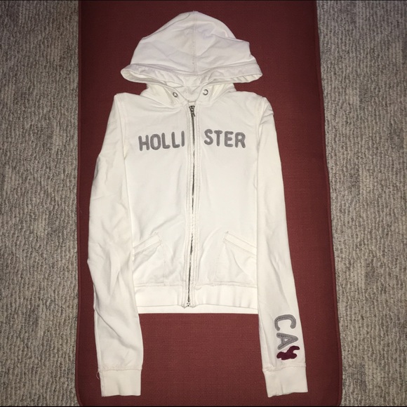 White Hollister California Hoodie