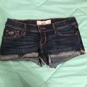 Hollister jean shorts.