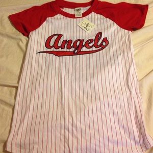 Pink MLB Angels shirt