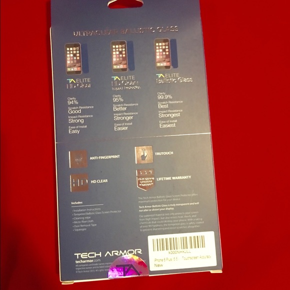 Tech Armor HD Ballistic Glass For iPhone 6 Plus - Picture 2 of 2