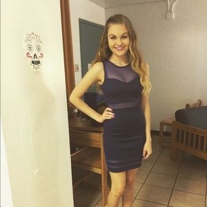 Mesh bodycon dress