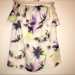 Hawaiian Strapless Top!🌺