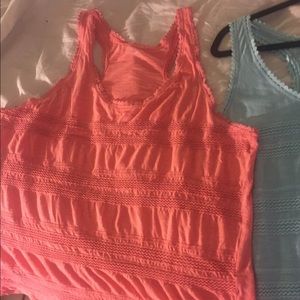 BUNDLE of 2 XXL Ann Taylor Loft Racerback Tanks