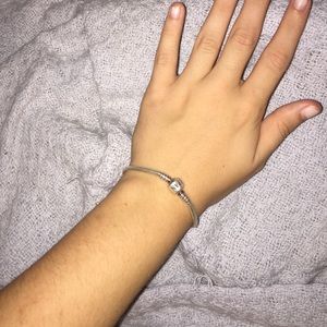 Sale!!!Plain silver pandora bracelet!