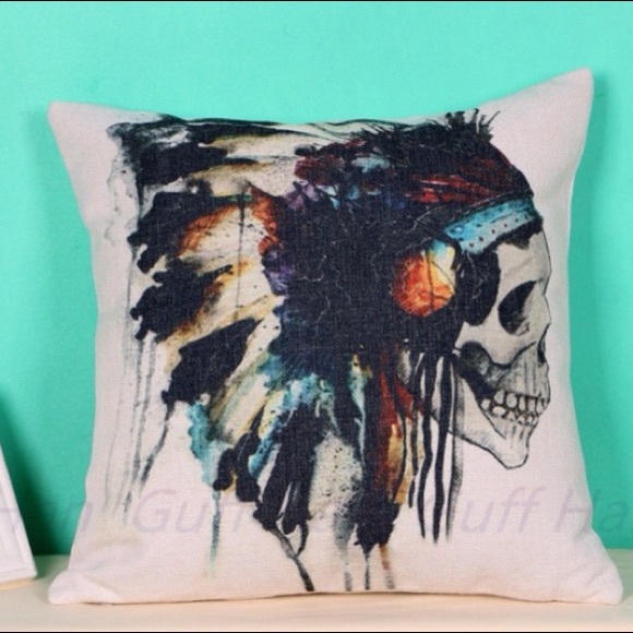 🍒JUST IN🍒 Indian Skull pillow case