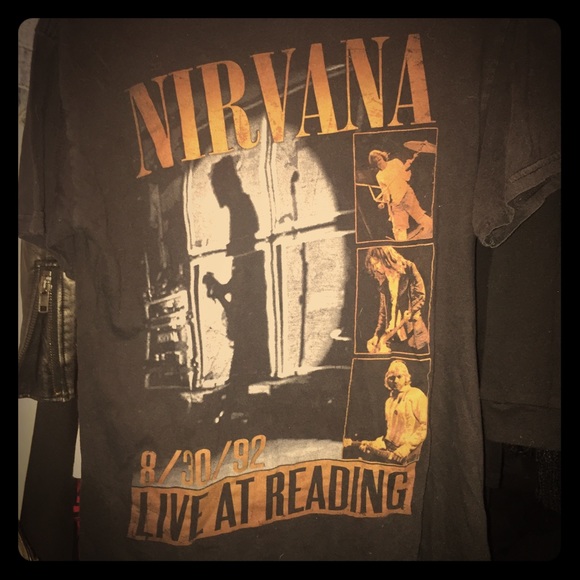 NIRVANA Vintage Live at Reading Tee '92