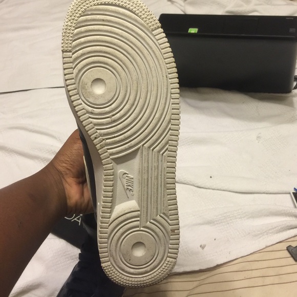 Navy blue Air Force one high tops - Picture 4 of 4