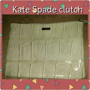 Beige kate spade bag