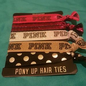 PINK Hair Ties