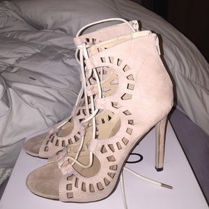 Lace up heels