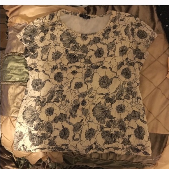 Black & White blouse