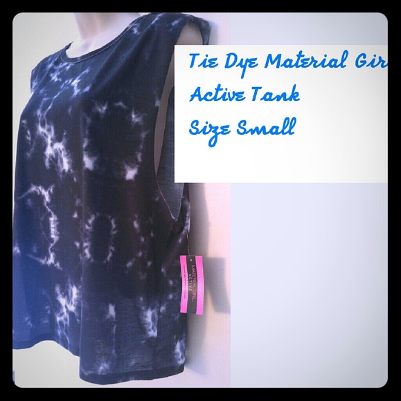 NWT Material Girl Tie Dye Active Top Size Small