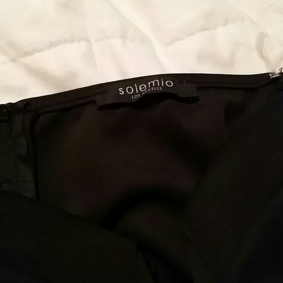 Black Strapless Dress - Picture 3 of 3