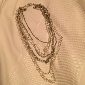 Layered chain necklace