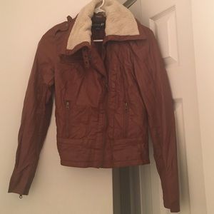 Faux Leather Jacket