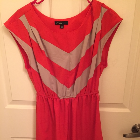 Orange dress