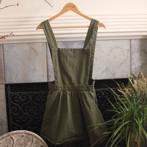 ‼️ SOLD ON DP Forever 21 Olive Green Overall Dress