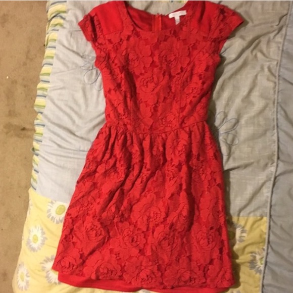Red Lace Dress