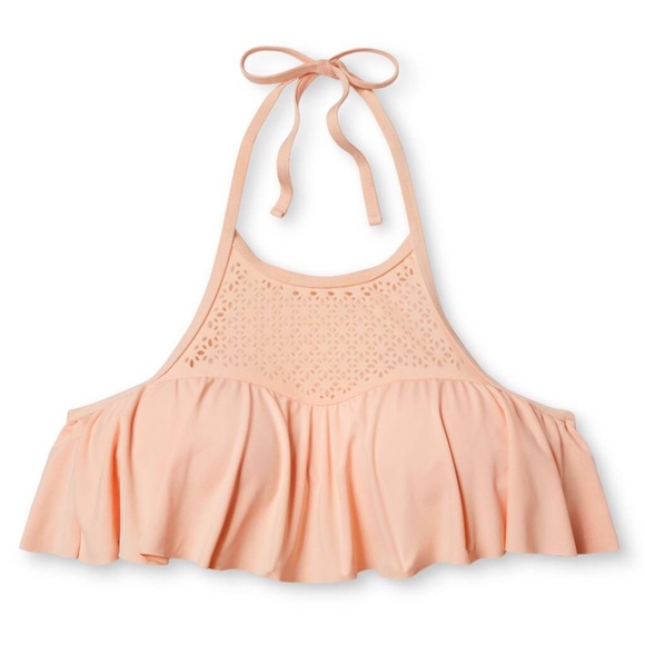 Other - NWOT high neck peach bikini top