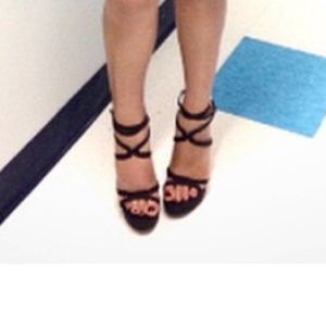Black Strappy Heels