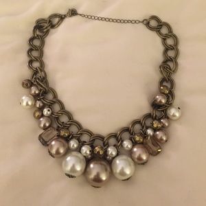 Chunky Pearl Chain Necklace