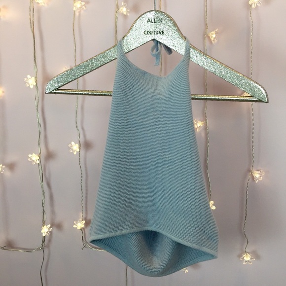 Brandy Melville Tops - RARE NWOT Brandy Knit Sachi Halter