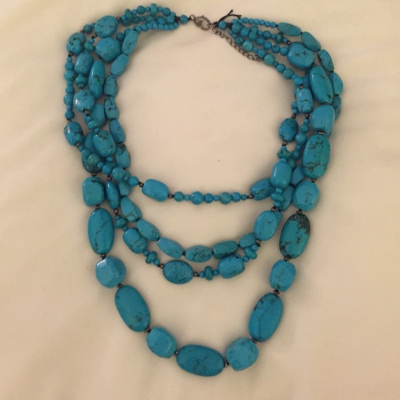Turquoise Stone Necklace