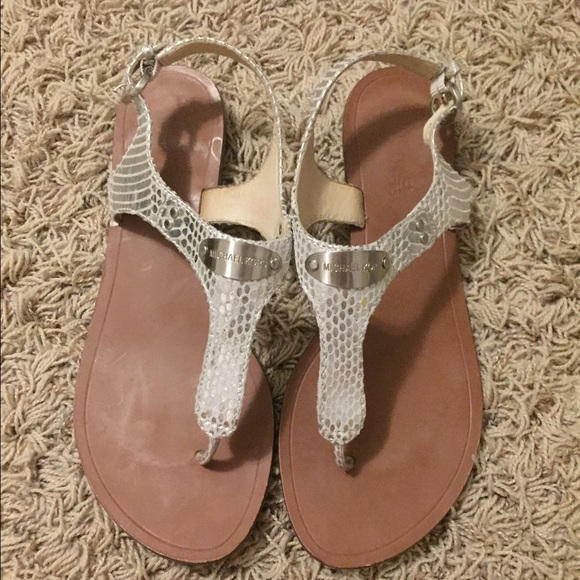 Michael Kors Silver Sandals