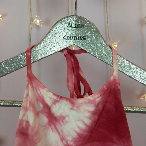 💀SOLD💀Brandy Pink Tie Dye Sachi Halter - Picture 2 of 4
