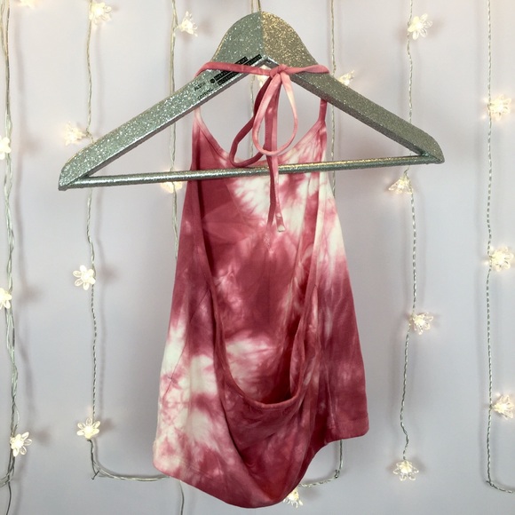 💀SOLD💀Brandy Pink Tie Dye Sachi Halter - Picture 4 of 4