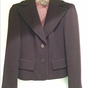 Ann Taylor Plum cropped blazer Size 2