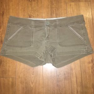 Hollister Brown cotton shorts