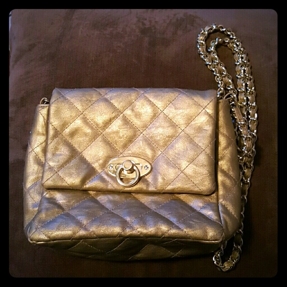 GOLD CROSSBODY BAG