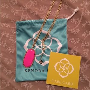 SOLD Kendra Scott magenta Rae necklace