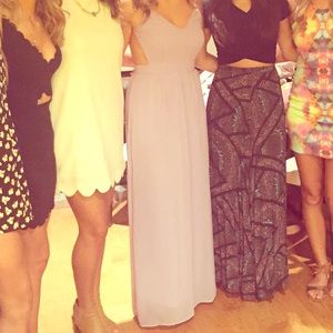 Lavender cut out maxi dress!