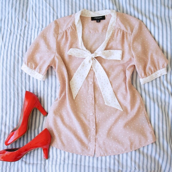 Jason Wu for Target Polka Dot Bow Blouse - Picture 3 of 6