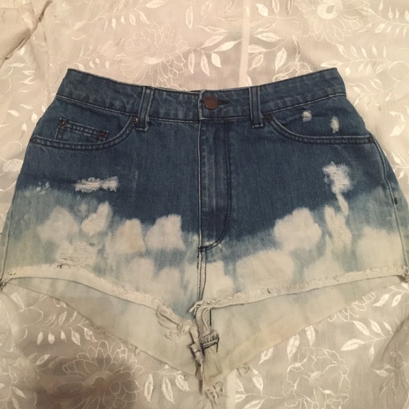 Acid wash Urban Outfitters cut offs.